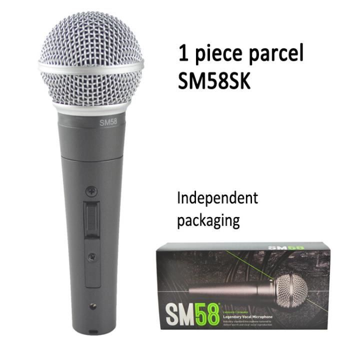 FerBuee Microphone dynamique XLR/USB avec lumière RVB, contrôle du