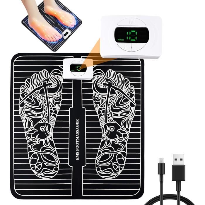 Appareil De Massage Des Pieds Électrique - 8 Modes & 19 Vitesses - Noir - FOTOPRO PAR735