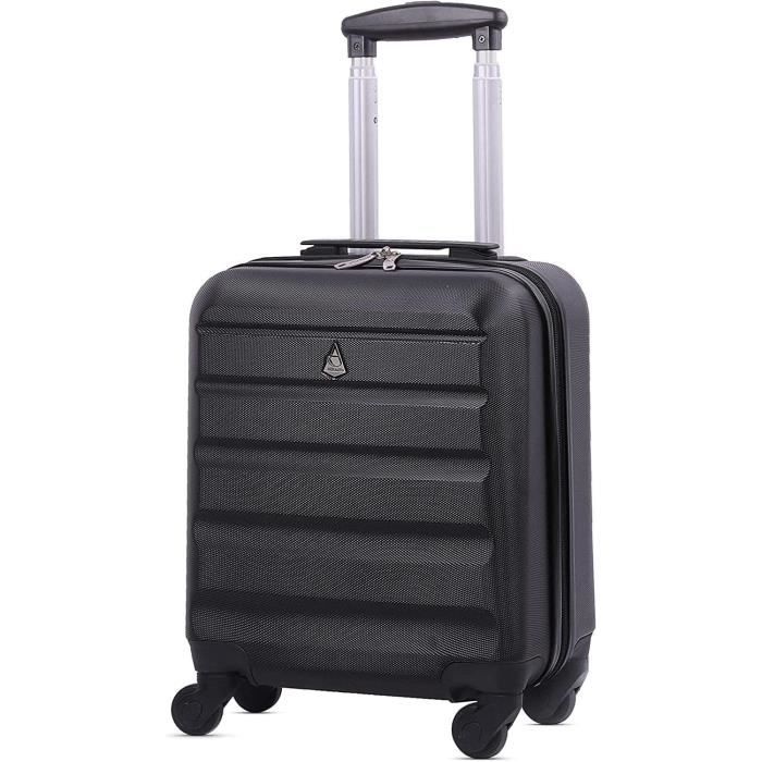 Valise Cabine Rigide 45x36x20 Cm - Approuvée EasyJet, Vueling, 32L, 2.3kg, 4 Roues Doubles (Orange)