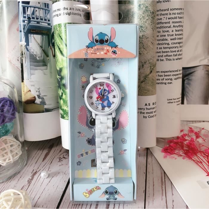 Montre Stitch Quartz Disney Lilo et stitch blanche , - Achat/vente montre  Blanc - Cdiscount