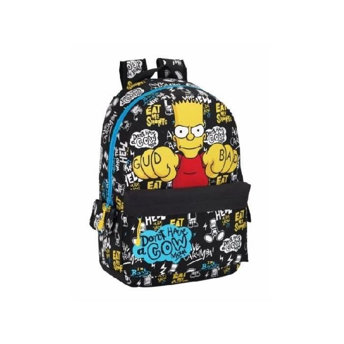 Sac à Dos Bart Simpson 40 Cm – État Correct – Déco Ou Usage Quotidien