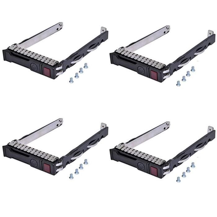 Confezione Da 4 Caddy Per Hard Disk 2,5" SAS/SATA Per HP Gen8/Gen9 - 651687-001 651699-001 Con Viti