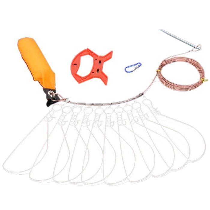 PêChe Stringer Boucle de Verrouillage de PêChe en Acier