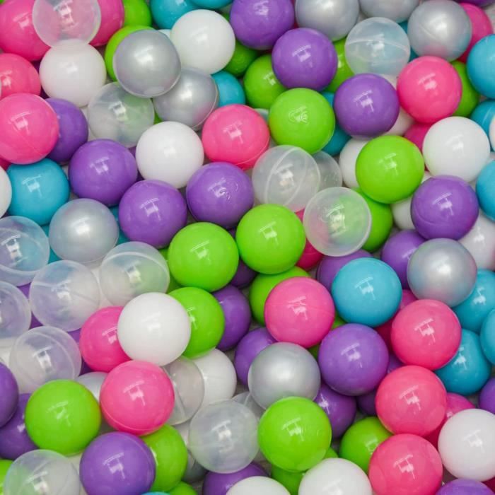 LittleTom 350 Balles Piscine a Balles 5 5cm Boule Plastique Enfant Boules pour Piscine a Boules Bebe Balle pour Piscine a Ba80 Cdiscount Jeux Jouets