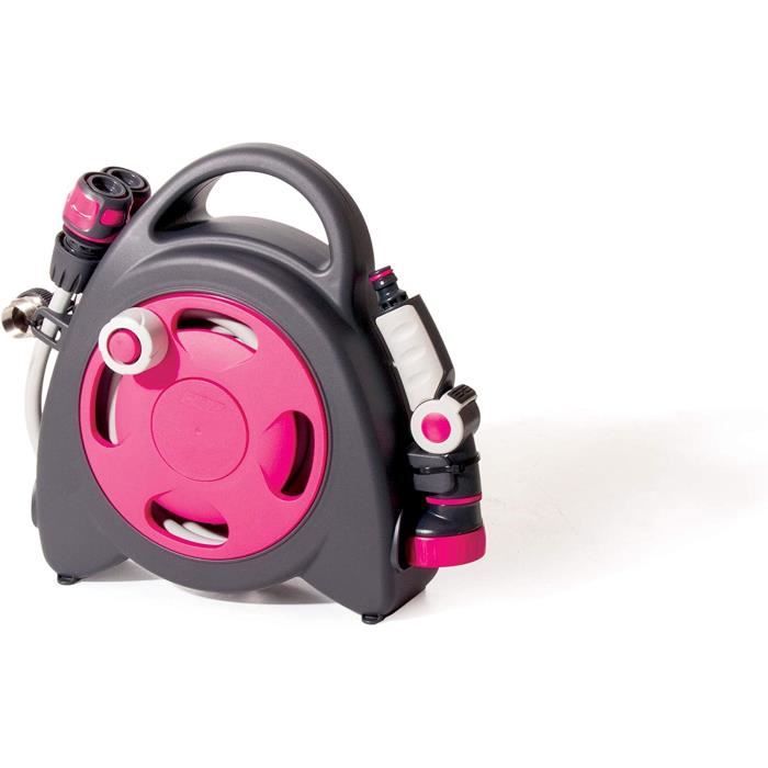 GF Garden Aquabag STYLE - Mini Enrouleur De Tuyau 11,5m | Pratique Et Léger Pour Balcon Et Petits Jardins