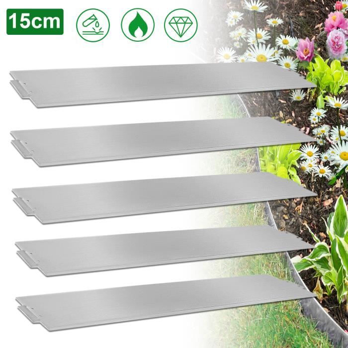 innogard 6009-001 – Rasenkantenband – aus Alu-Zink – Höhe 20 cm, dünn
