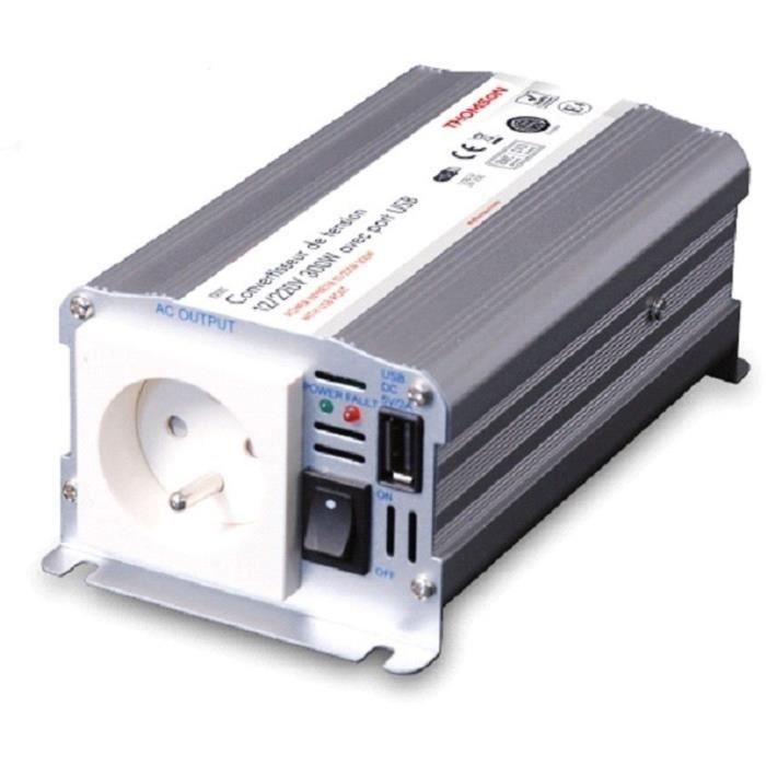 Convertisseur de tension THOMSON 12220 V Avec prise USB