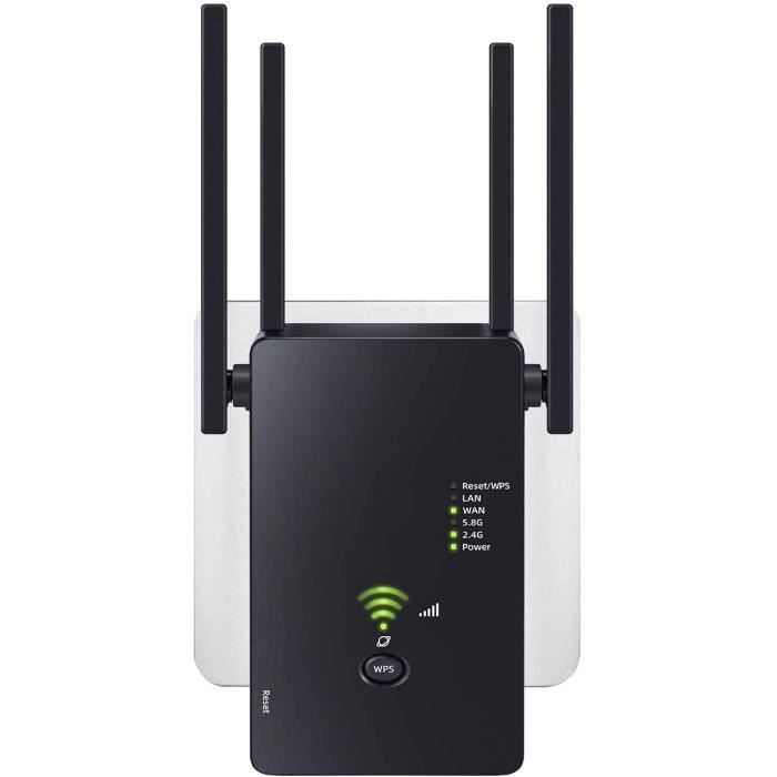 Répéteur WiFi 6 AX1500 2025 - Amplificateur Double Bande 5GHz/2.4GHz - Port Ethernet - Couverture 3600 Sq.ft
