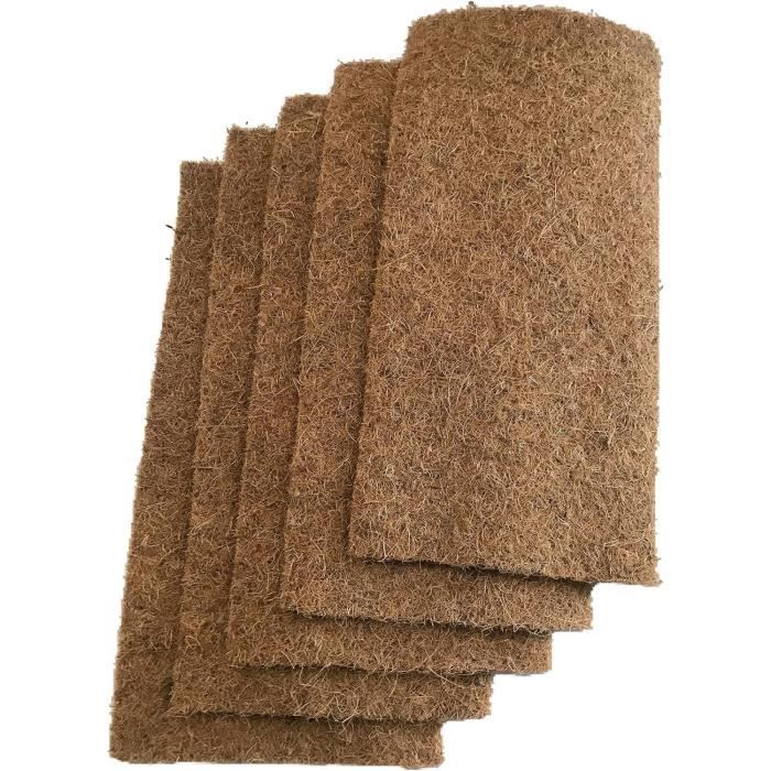 Tapis De Culture En Chanvre 100% Naturel - Pour Microgreens, Cresson, Germes - Lot De 3 (100 X 40 Cm)