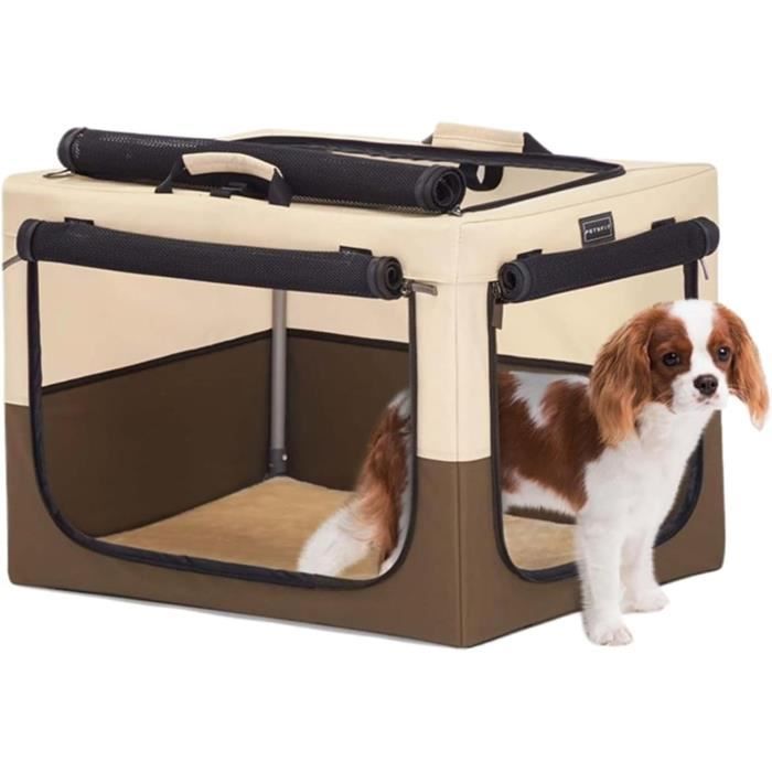 Caisse De Transport Pour Petits Chiens Et Chats, Chariot De Transport