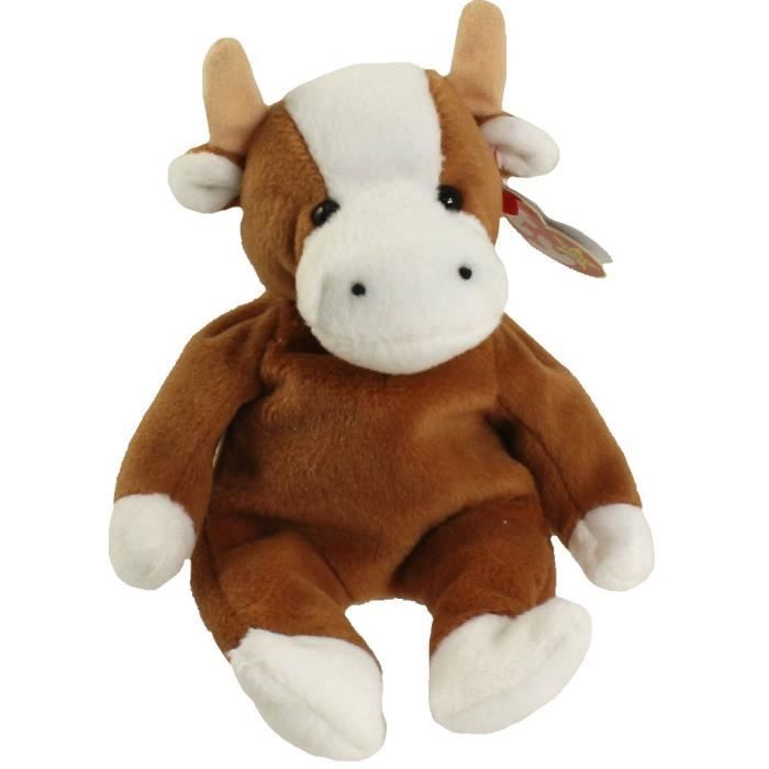 Ty Beanie Babies Bessie La Vache En Peluche Beanie Bebe 1x77zu Cdiscount Jeux Jouets