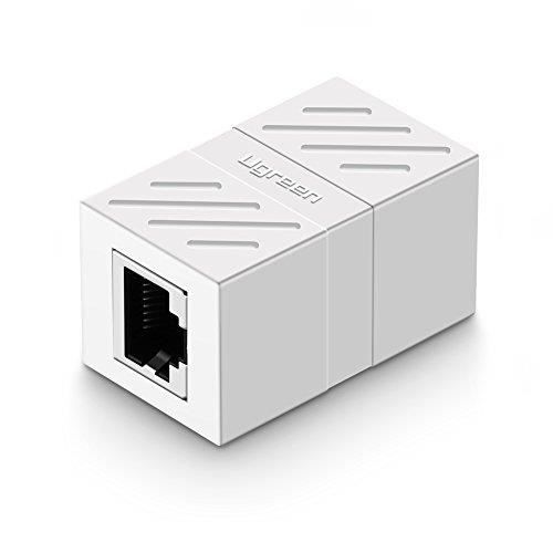 Lot De 4 Coupleurs RJ45 Femelle - 10Gbps - Compatible Cat8/Cat7/Cat6/Cat5e - Gris - 9