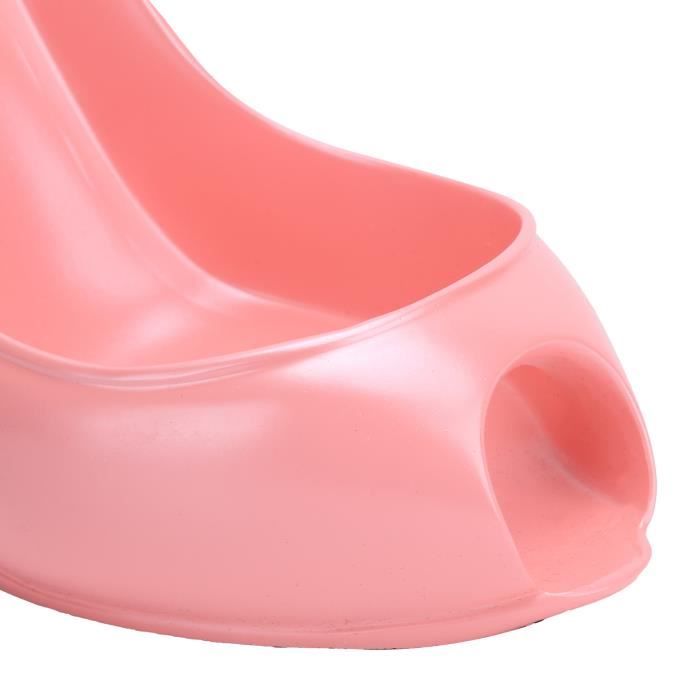 2 Paires De Présentoirs à Talons Hauts Et Bottes En Acrylique Transparent - Support Chaussures Élégant Garneck