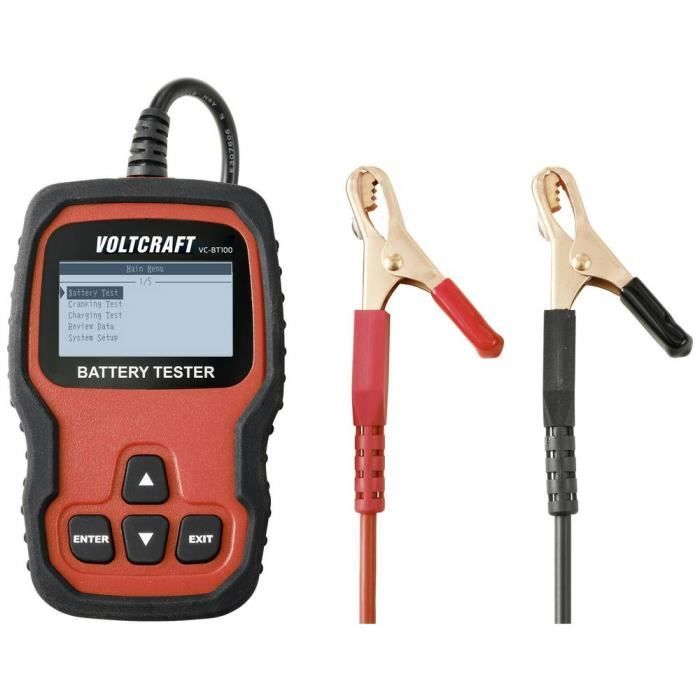 Testeur De Batterie BT960 12V/24V - Compatible Batteries Plomb-acide Et Lithium, Mesure CCA, Tension, Fuites - Avec Imprimante Thermique Intégrée