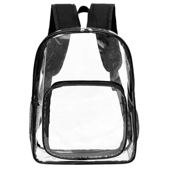 Sac a dos transparent noir store