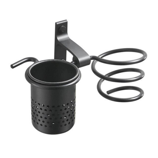 Porte Sèche Cheveux, Support de Lisseur avec Range-Câbles, Support