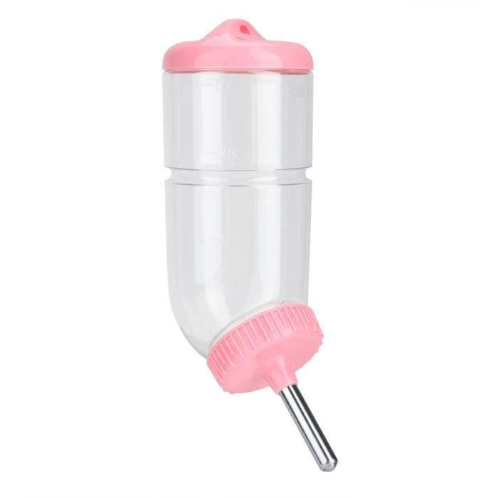 Gourde à Eau Anti-goutte 80ml Pour Hamster, Lapin, Hérisson - Système à Bille - Fixation Cage Facile - 2