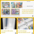 Étui Housse pour classeur carte pokemon, Classeur pour Cartes à Collectionner, Porte Carte à Collectionner 400 Cartes, Album Ca A18-1