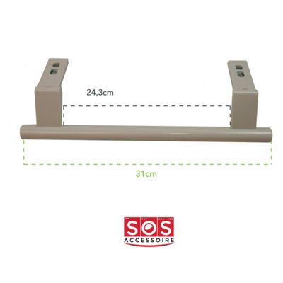 Poignée Supérieure De Remplacement Pour Réfrigérateur/congélateur Liebherr GTS 24 - Modèles CCE2312, 7422269