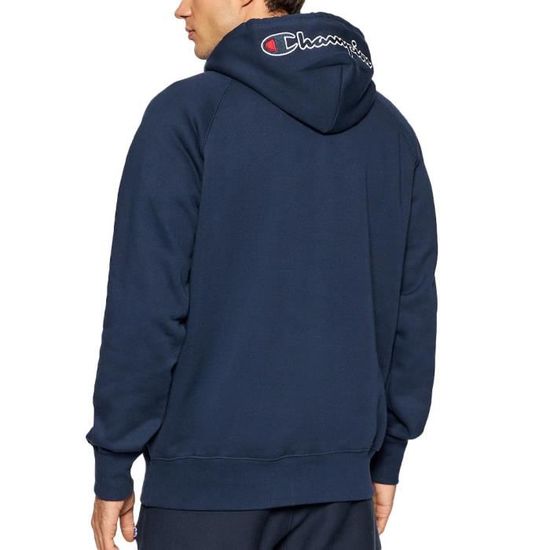 Sweat a capuche Marine Homme Champion 216483 Bleu Cdiscount Pret a Porter