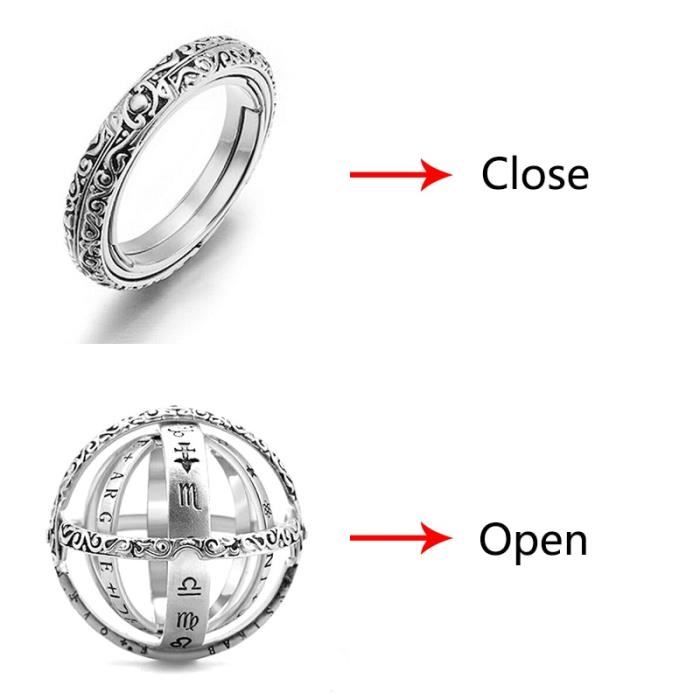 Bague astronomique on sale argent