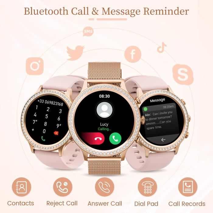 Montre discount tactile iphone