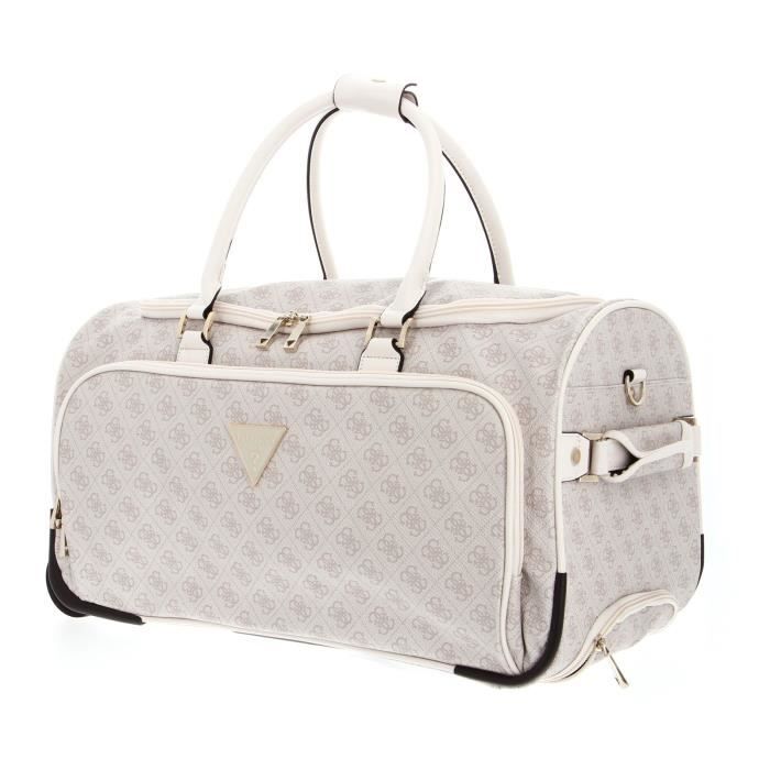GUESS Jesco Wheeled Duffel Dove 237690 sac de voyage sac de voyage