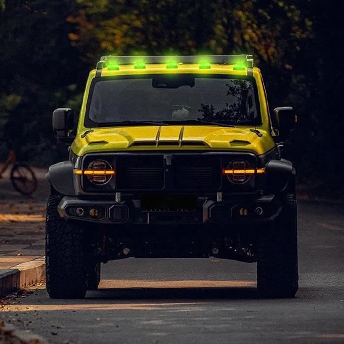 LESU Phare de toit LED jaune 1/14 RC pompiers camion tracteur benne