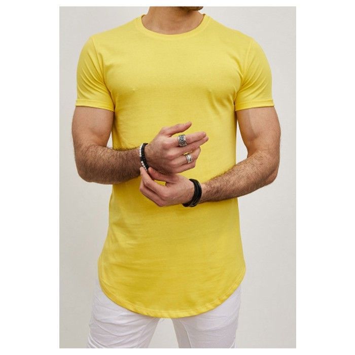 T shirt jaune homme store