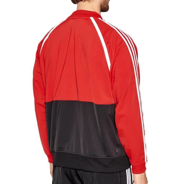 Veste adidas rouge store homme