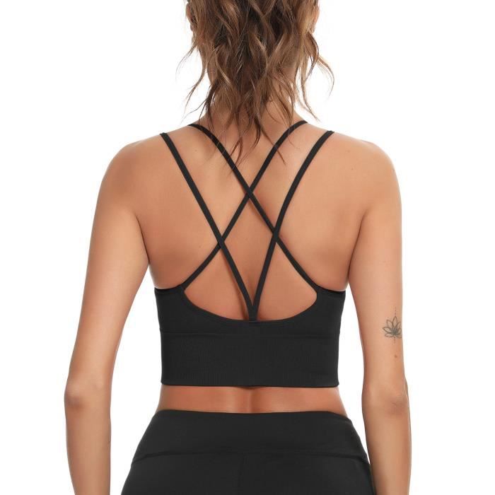 Soutien-Gorge De Sport Femme - Sans Armatures, Confortable, Dos Nageur - Yoga, Gym, Running