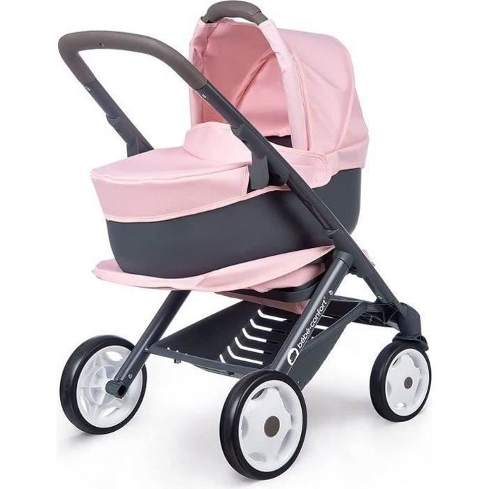 Poussette double pour 2 bebe - Rose et noir -JID - Cdiscount Jeux - Jouets