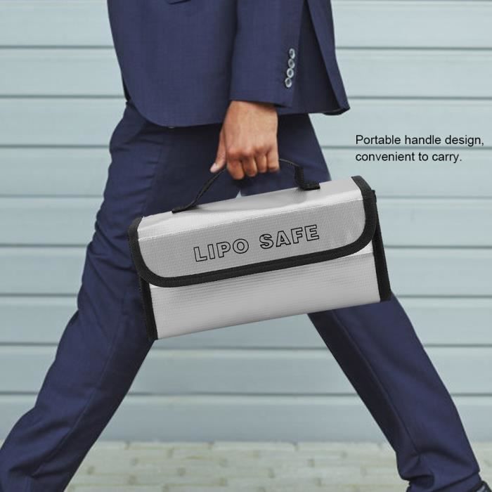 Sac de sécurité portable antidéflagrant pour batterie LiPo Sacs de