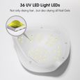 SUN X5 Plus 54W Lampe UV LED de Manucure Séchoir à ongles Gel Vernis à ongles Miniteur Automatique-2