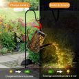 TYRESES Lampe solaire de jardin Arrosoir luminaire exterieur avec 6 Guirlande Lumineuse Lampe Décoration Exterieur Jardin-2