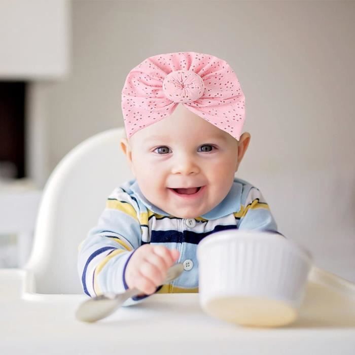 Bonnet avec 2025 noeud bebe
