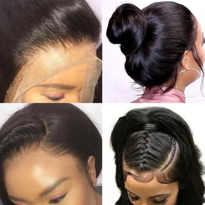 Perruque Bresilienne Full Lace Wig Lisse Naturel Cheveux Humains 100 8 Pouces Cdiscount Au quotidien