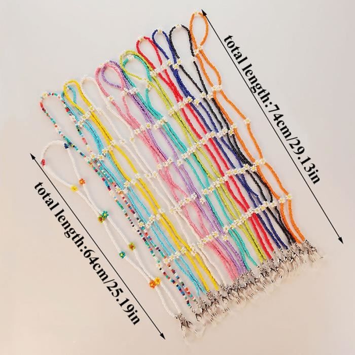 70cm Collier De En Forme De Marguerite Pour Femmes Et Filles