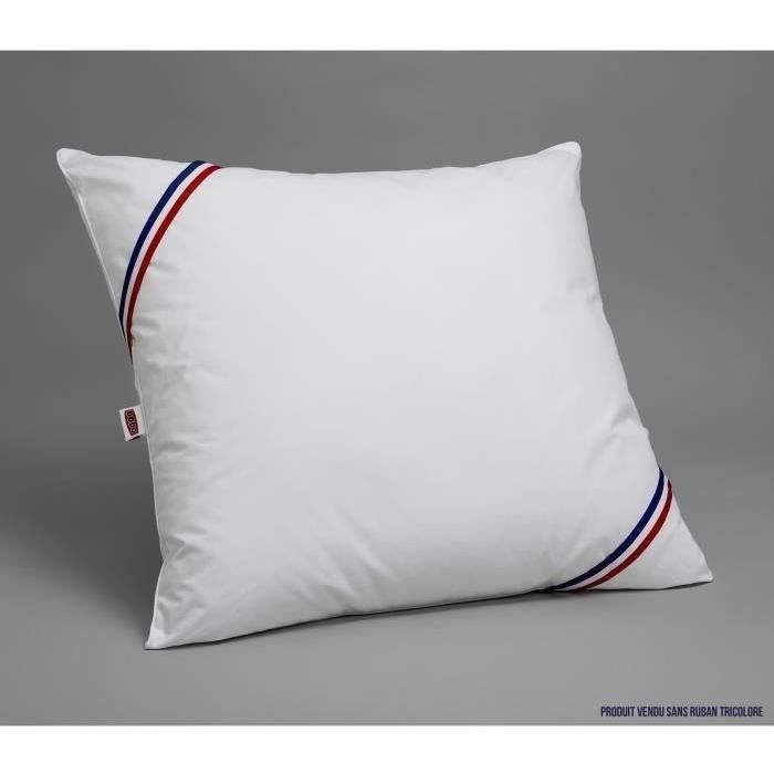 Lot De 2 Oreillers Microstar Medium Anti-Acariens DODO 60x60 Cm - Fabriqué En France