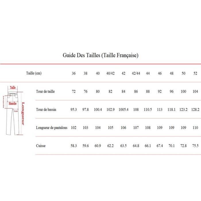 Pantalon de Costume Coupe Droite Homme Couleur Unie Pantalon