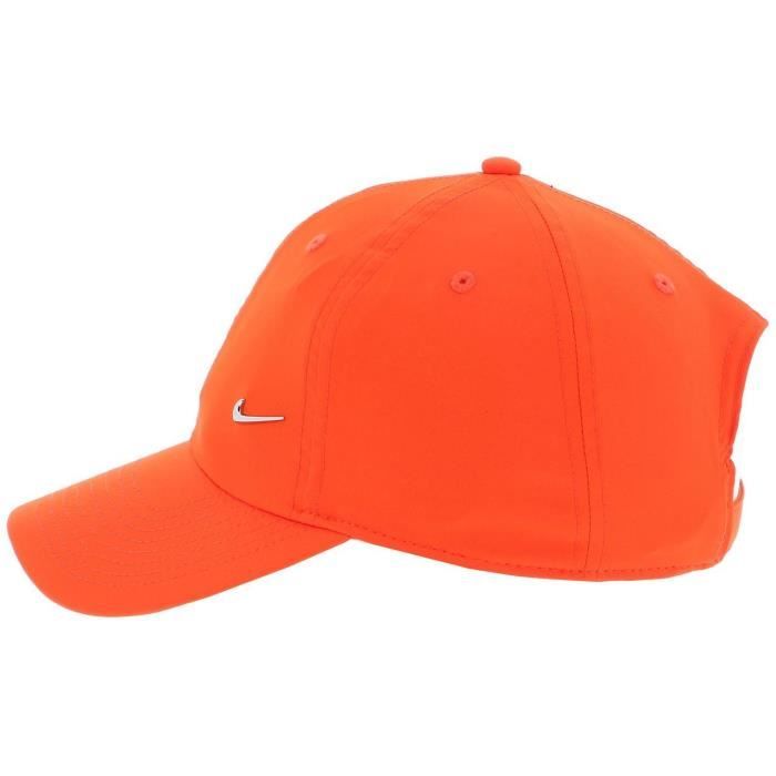 casquette orange nike