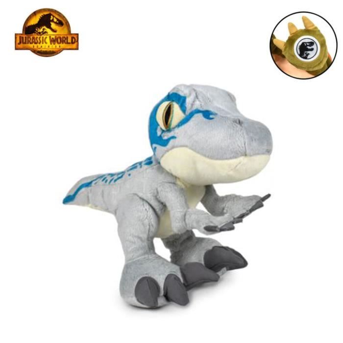 Jurassic World Blue Peluche 25 cm Cdiscount Jeux Jouets