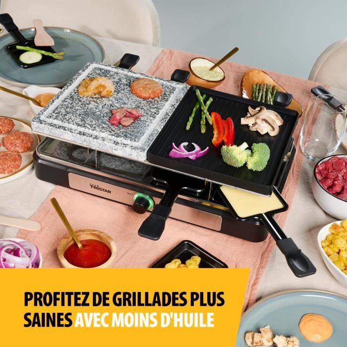 Appareil À Raclette Ra-2747-4-En-1 - Raclette, Pierre À Cuire, Gril ...