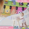 Piano tapis de danse pour enfant - Jouet d’éveil - Instrument de musique pour enfant – Tapis musical – Jouet enfant (110 x 36 cm)-3
