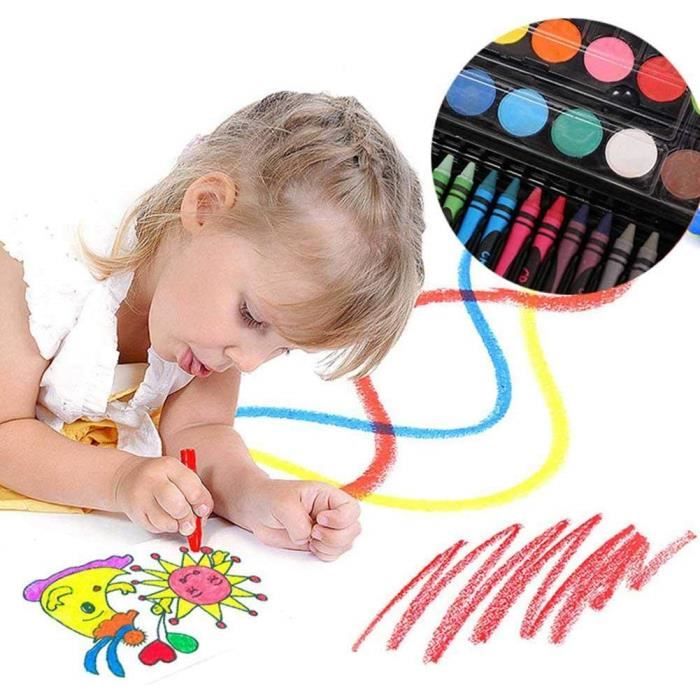 Sets de Dessin, Malette de Coloriage pour Enfants 150 Pcs - Cdiscount  Beaux-Arts et Loisirs créatifs