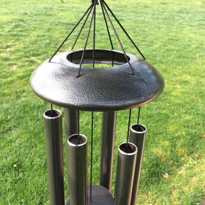 Carillon à vent rétro Animal nordique, Tube en aluminium coloré et