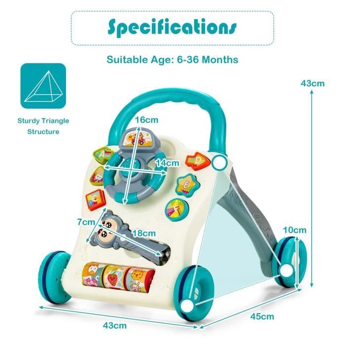 Trotteur 3 en 1 bkids outlet