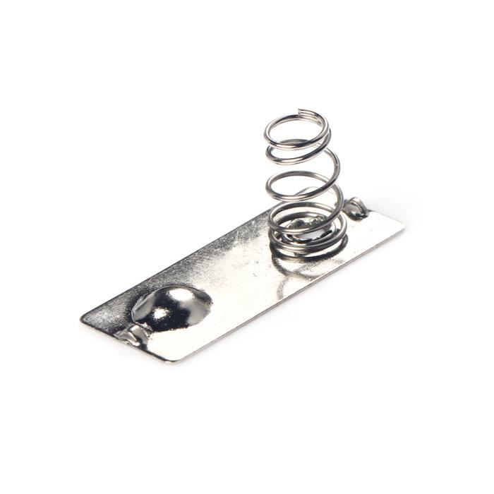 Lot De 20 Paires De Plaques Contact Ressort Pour Piles AAA - Plaques Positif/négatif En Fer Pour Télécommande, Lampe, Appareils électroniques