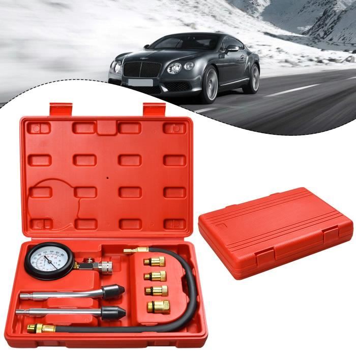 GLOSSY AUTO PARTS Testeur De Compression Et Perte De Pression Moteurs Essence Diesel - 34 Adaptateurs, 725 PSI