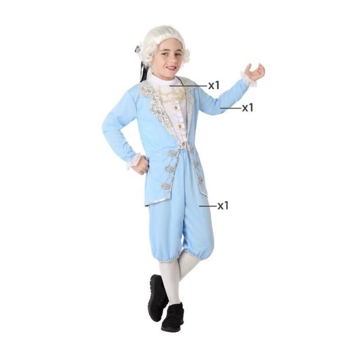 Déguisement Garçon Marquis Bleu - ATOSA - Costume de Courtisan - Style  18ème siècle